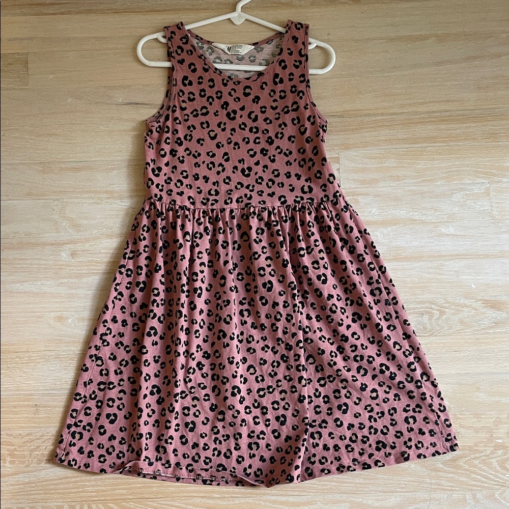 4 for $13 - Girl’s H&M Pink Leopard Print Top size 8/10